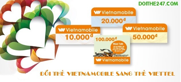 Cách đổi thẻ cào Vietnamobile sang Viettel đơn giản