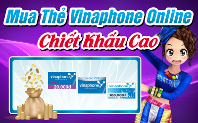 Mua thẻ Vina online qua Vietinbank tiết kiệm nhất