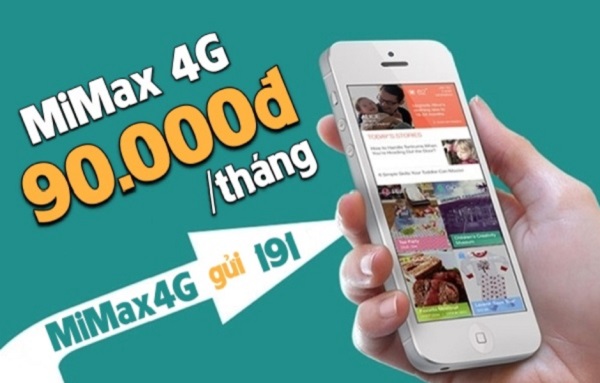 Nâng ưu đãi từ 2GB lên 3GB khi đăng ký gói cước Mimax4G Viettel