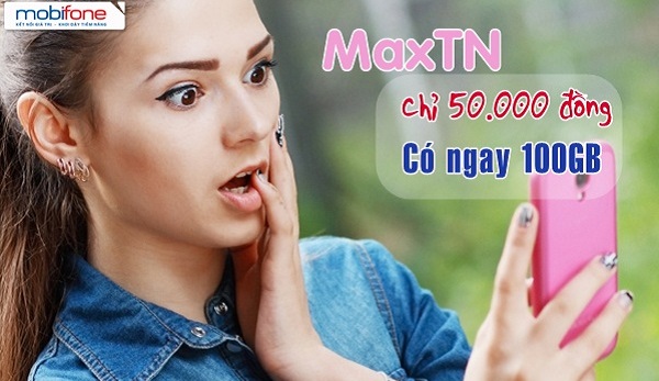 Nhận ngay 100GB data khi đăng ký gói cước 3G MAXTN Mobifone