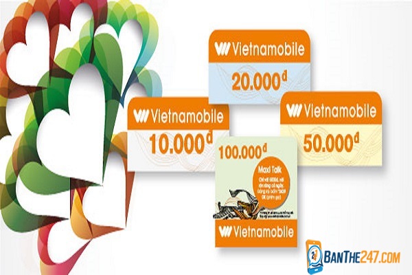 Cách mua thẻ điện thoại Vietnamobile các mệnh giá chiết khấu khủng